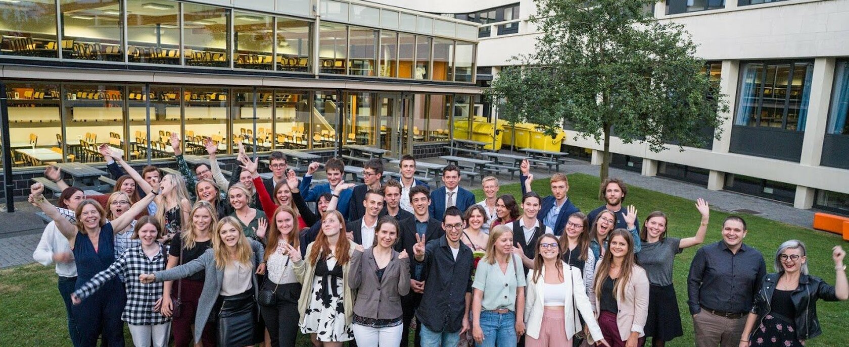 Afstuderen in de tuin